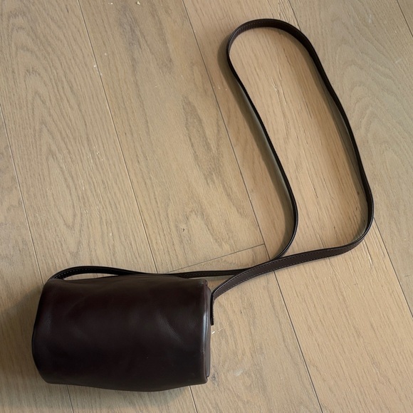 St. Agni like new Elegant Brown Leather donut Connolo sling - Picture 1 of 4